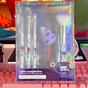 The Creme Shop x Sanrio Hello Kitty Makeup Brush & Sponge Set Cutie Complexion 4
